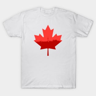 Canada - Maple Leaf Skyline Toronto _002 T-Shirt